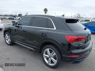 2021 Audi Q3 S line Premium with VIN WA1DECF37M1017457, listed as a IAAI auction lot 41998932 with 28,716 mi miles and . Bid and sale history available at DreamBid. Image 3.