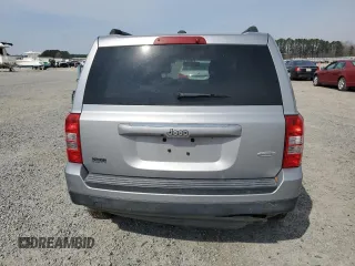 2017 Jeep Patriot Latitude with VIN 1C4NJPFB2HD102814, listed as a Copart auction lot 48924295 with 166,106 mi miles and Salvage Title. Bid and sale history available at DreamBid. Image 6.