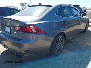 2014 Lexus IS 350 with VIN JTHCE1D25E5002108, listed as a IAAI auction lot 41835021 with 159,621 mi miles. Bid and sale history available at carsss.com. Image 4.