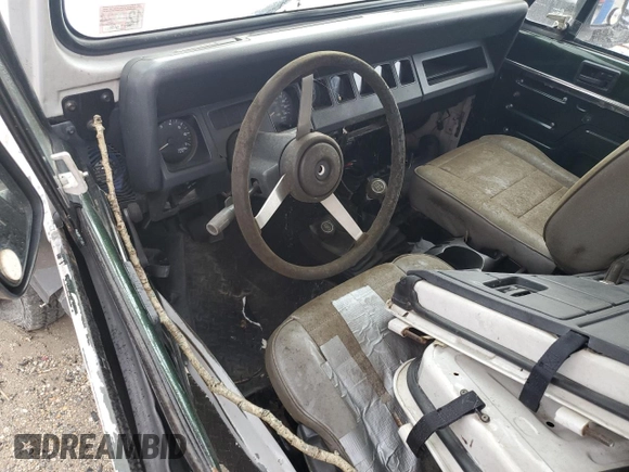 1995 Jeep Wrangler S with VIN 1J4FY19P3SP252810, listed as a Copart auction lot 71873444 with 0 mi miles and Salvage Title. Bid and sale history available at carsss.com. Image 8.