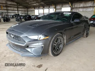 2020 Ford Mustang EcoBoost with VIN 1FA6P8TH8L5177043, listed as a Copart auction lot 49346485 with 32,894 mi miles and Salvage Title. Bid and sale history available at carsss.com. Image 1.