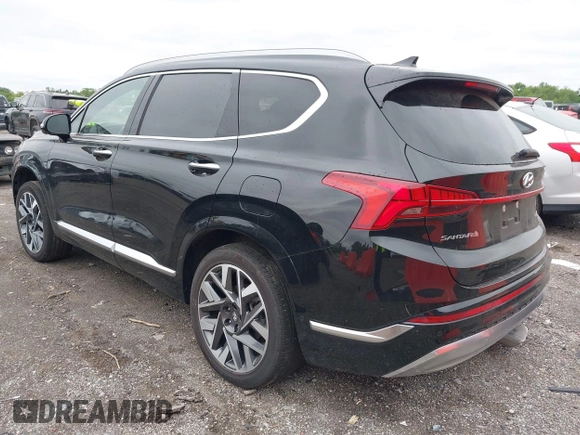 2023 Hyundai Santa Fe Calligraphy with VIN 5NMS5DAL9PH606417, listed as a IAAI auction lot 42349495 with 13,417 mi miles and . Bid and sale history available at DreamBid. Image 3.