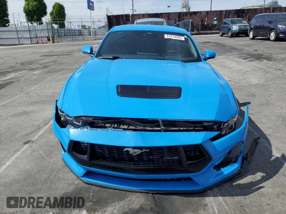 2024 Ford Mustang GT с VIN 1FA6P8CF1R5431389, выставлен на аукционе Copart как лот 57514355 с пробегом 13 913 миль миль и Списание • Salvage title. История ставок и продаж доступна на DreamBid. Изображение 5.
