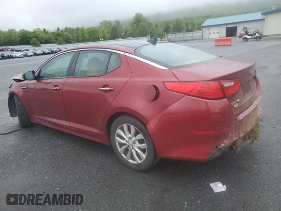 2015 Kia Optima EX with VIN 5XXGN4A70FG371167, listed as a Copart auction lot 55668715 with 110,096 mi miles and Salvage Title. Bid and sale history available at DreamBid. Image 2.