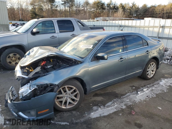 2011 Ford Fusion SEL with VIN 3FAHP0CG9BR176187, listed as a Copart auction lot 45940555 with 121,675 mi miles and Salvage Title. Bid and sale history available at DreamBid. Image 1.
