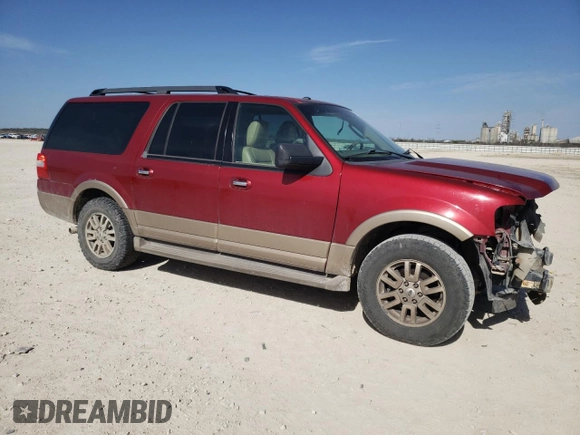 2014 Ford Expedition Max XLT with VIN 1FMJK1H50EEF37705, listed as a Copart auction lot 47582745 with Not provided miles and Salvage title. Bid and sale history available at DreamBid. Image 4.