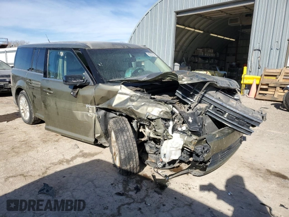 2013 Ford Flex SEL with VIN 2FMHK6C8XDBD06592, listed as a Copart auction lot 82223764 with Not Provided miles and Salvage Title. Bid and sale history available at carsss.com. Image 4.