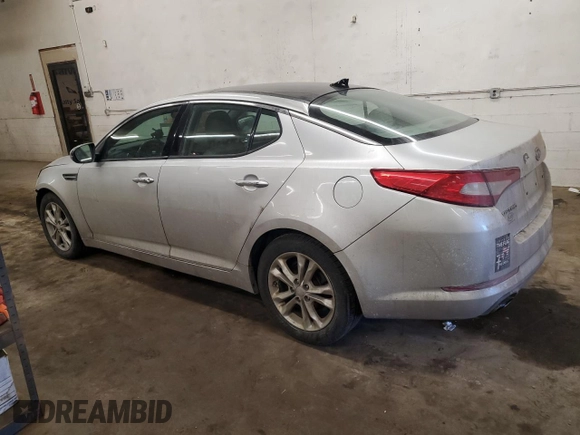 2012 Kia Optima EX with VIN 5XXGN4A67CG061858, listed as a Copart auction lot 43562795 with 168,789 mi miles and Salvage Title. Bid and sale history available at carsss.com. Image 2.