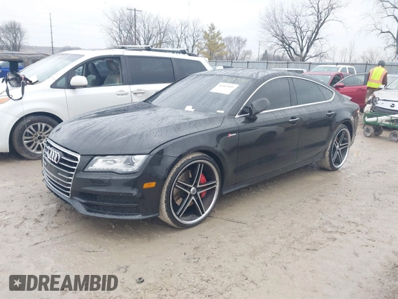 2013 Audi A7 3.0 Prestige with VIN WAU2GAFC4DN021984, listed as a IAAI auction lot 41687095 with 55,307 mi miles. Bid and sale history available at carsss.com. Image 17.
