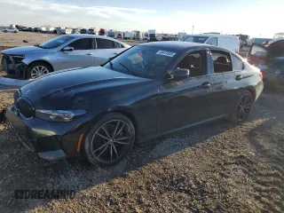 2023 BMW 3 Series 330i xDrive with VIN 3MW89FF08P8D10039, listed as a Copart auction lot 43472935 with 0 mi miles and Salvage Title. Bid and sale history available at carsss.com. Image 1.