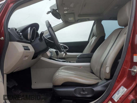 2009 Mazda CX-7 Sport with VIN JM3ER293490228317, listed as a Copart auction lot 46138595 with 202,336 mi miles and Salvage Title. Bid and sale history available at carsss.com. Image 7.