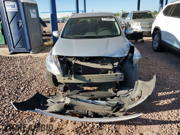 2016 Nissan Versa S with VIN 3N1CN7AP3GL895017, listed as a Copart auction lot 61788065 with 85,953 mi miles and Salvage title. Bid and sale history available at DreamBid. Image 5.