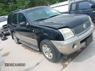 2003 Mercury Mountaineer Convenience z VIN 4M2ZU66W93ZJ43937, wystawiony jako IAAI lot #42303254 z przebiegiem 184 057 mil mil oraz . Historia ofert i sprzedaży dostępna na DreamBid. Obrazek 1.