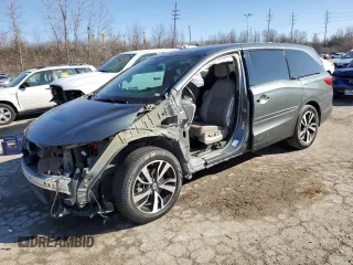 2018 Honda Odyssey Elite with VIN 5FNRL6H9XJB018383, listed as a Copart auction lot 41602894 with 91,182 mi miles and Salvage Title. Bid and sale history available at carsss.com. Image 1.
