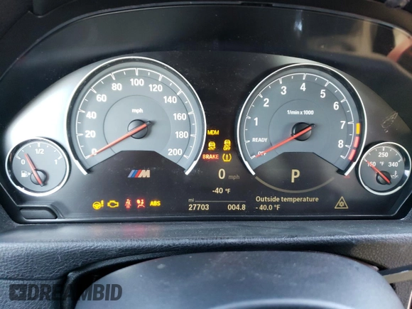2018 BMW M3 with VIN WBS8M9C57J5J78701, listed as a Copart auction lot 71323392 with 27,703 mi miles. Bid and sale history available at carsss.com. Image 9.