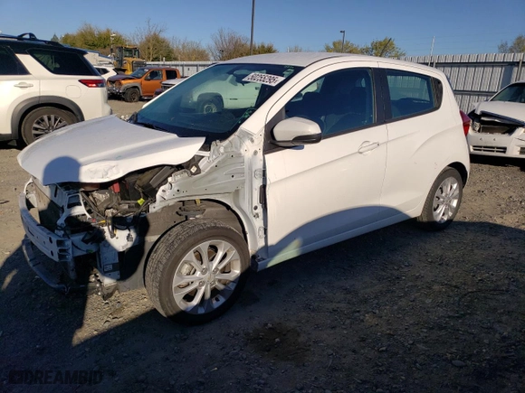 2021 Chevrolet Spark 1LT with VIN KL8CD6SA0MC217491, listed as a Copart auction lot 50255295 with 61,794 mi miles and Salvage Title. Bid and sale history available at carsss.com. Image 1.