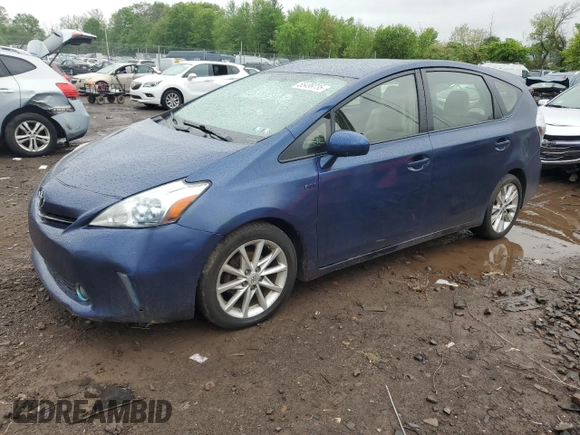 2012 Toyota Prius Two with VIN JTDZN3EU7C3139129, listed as a Copart auction lot 55499735 with 556,381 mi miles and Clean Title. Bid and sale history available at DreamBid. Image 1.