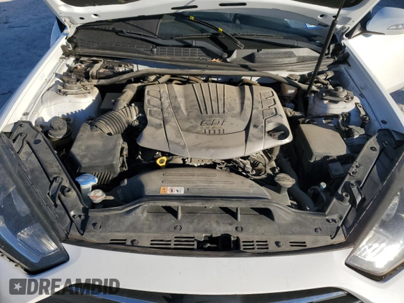 2015 Hyundai Genesis Coupe 3.8L Base with VIN KMHHT6KJXFU129332, listed as a Copart auction lot 80962994 with Not provided miles and Salvage title. Bid and sale history available at DreamBid. Image 11.