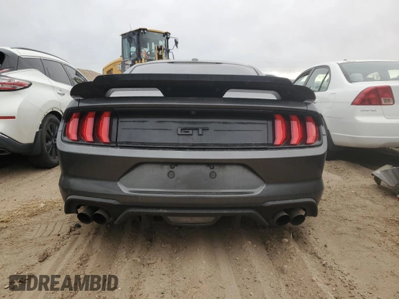 2018 Ford Mustang GT with VIN 1FA6P8CF4J5154760, listed as a Copart auction lot 50172575 with Not Provided miles and Salvage Title. Bid and sale history available at DreamBid. Image 6.