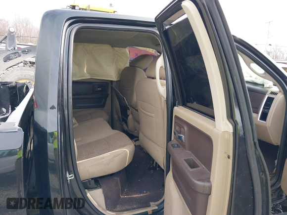 2010 Dodge 1500 TRX with VIN 1D7RV1GT7AS216857, listed as a IAAI auction lot 41936667 with 106,333 mi miles and . Bid and sale history available at carsss.com. Image 8.