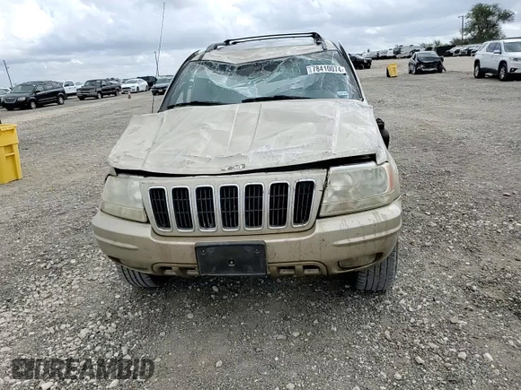 2001 Jeep Grand Cherokee Limited with VIN 1J4GX58S31C615097, listed as a Copart auction lot 78410074 with 207,382 mi miles and Salvage Title. Bid and sale history available at DreamBid. Image 11.