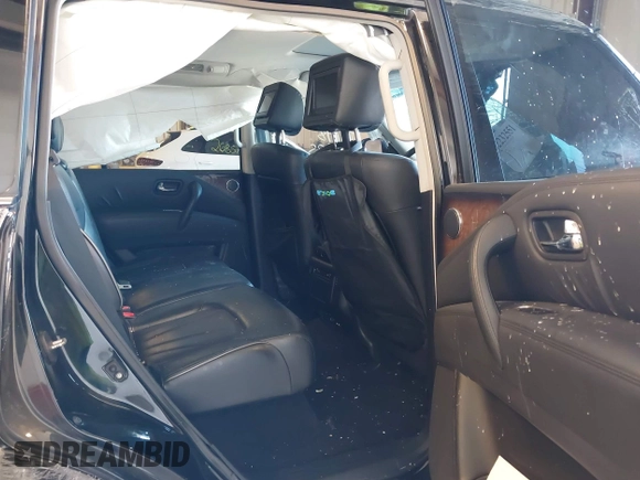 2012 Infiniti QX56 8-passenger with VIN JN8AZ2NC8C9317148, listed as a IAAI auction lot 42232551 with Not provided miles and . Bid and sale history available at DreamBid. Image 8.