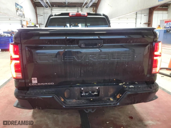 2023 Chevrolet Colorado 4WD Z71 with VIN 1GCPTDEK3P1173832, listed as a Copart auction lot 46316475 with 12,274 mi miles and Salvage Title. Bid and sale history available at carsss.com. Image 6.