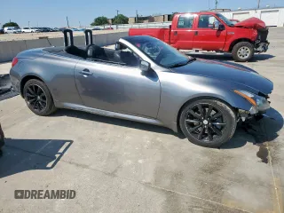 2012 Infiniti G37 Convertible with VIN JN1CV6FE4CM203123, listed as a Copart auction lot 53322385 with 98,958 mi miles and Salvage Title. Bid and sale history available at carsss.com. Image 4.