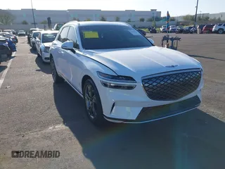 2024 Genesis GV70 Advanced z VIN 5NMMCET1XRH002913, wystawiony jako IAAI lot #41959174 z przebiegiem 8 207 mil mil oraz . Historia ofert i sprzedaży dostępna na DreamBid. Obrazek 1.