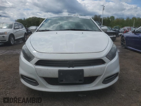 2015 Dodge Dart SXT with VIN 1C3CDFBBXFD380411, listed as a Copart auction lot 54571975 with 186,444 mi miles and Salvage title. Bid and sale history available at DreamBid. Image 5.