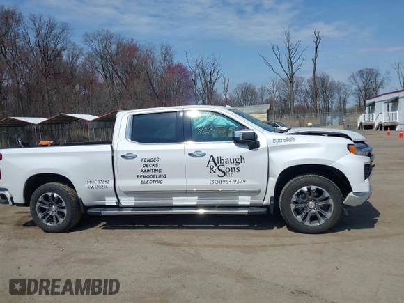 2025 Chevrolet Silverado 1500 with VIN 3GCUKJEL2SG115606, listed as a IAAI auction lot 41917657 with 10,413 mi miles and . Bid and sale history available at DreamBid. Image 13.