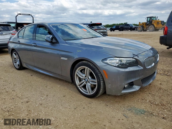 2016 BMW 5 Series 550i xDrive with VIN WBAKP9C51GD981293, listed as a Copart auction lot 60735095 with Not provided miles and Salvage title. Bid and sale history available at DreamBid. Image 4.