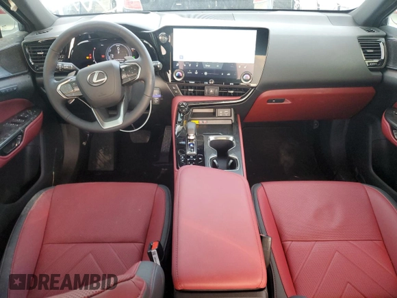 2025 Lexus NX 350h Luxury with VIN 2T2HKCEZ4SC038891, listed as a Copart auction lot 82850384 with 407 mi miles and Salvage title. Bid and sale history available at DreamBid. Image 8.