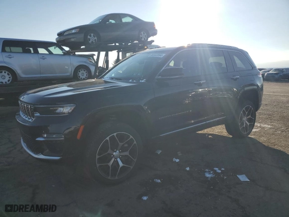 2023 Jeep Grand Cherokee Summit with VIN 1C4RJHEGXP8722063, listed as a Copart auction lot 86552894 with 38,463 mi miles and Salvage Title. Bid and sale history available at carsss.com. Image 1.