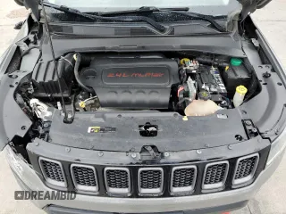 2021 Jeep Compass Trailhawk with VIN 3C4NJDDB9MT594344, listed as a Copart auction lot 58821455 with 80,039 mi miles and Salvage title. Bid and sale history available at DreamBid. Image 12.