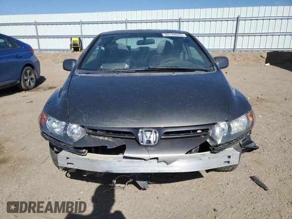 2006 Honda Civic Cpe EX with VIN 2HGFG12856H571021, listed as a Copart auction lot 52144975 with 155,847 mi miles and Salvage Title. Bid and sale history available at carsss.com. Image 5.