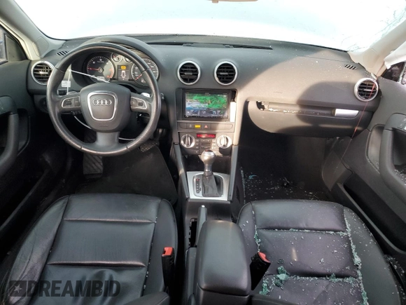 2011 Audi A3 Premium Plus with VIN WAUKJAFM0BA037209, listed as a Copart auction lot 80162204 with 96,964 mi miles and Salvage title. Bid and sale history available at DreamBid. Image 8.