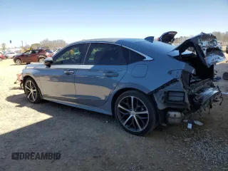 2022 Honda Civic Sedan Touring with VIN 2HGFE1F99NH306707, listed as a Copart auction lot 47847885 with 50,259 mi miles and Salvage Title. Bid and sale history available at carsss.com. Image 2.