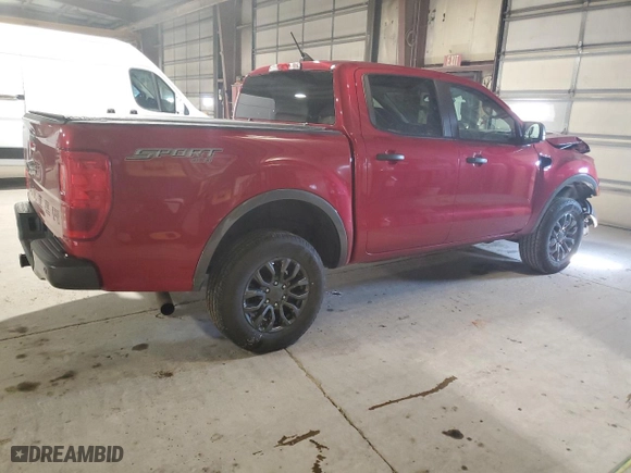 2020 Ford Ranger XL with VIN 1FTER4FHXLLA66526, listed as a Copart auction lot 48497245 with 50,117 mi miles and Salvage Title. Bid and sale history available at carsss.com. Image 3.