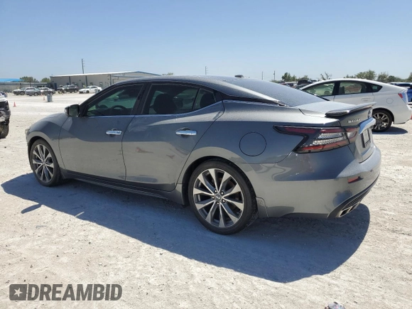 2020 Nissan Maxima Platinum with VIN 1N4AA6FV0LC366735, listed as a Copart auction lot 49395685 with 45,185 mi miles and Salvage Title. Bid and sale history available at DreamBid. Image 2.