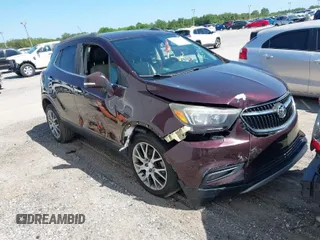 2018 Buick Encore Sport Touring with VIN KL4CJ1SB1JB641530, listed as a IAAI auction lot 42057859 with 151,364 mi miles. Bid and sale history available at carsss.com. Image 1.