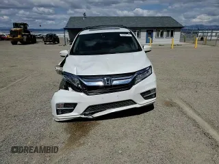 2020 Honda Odyssey Elite with VIN 5FNRL6H91LB015309, listed as a Copart auction lot 53560145 with 44,194 mi miles and Salvage title. Bid and sale history available at DreamBid. Image 15.
