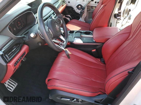 2023 Acura MDX Type S w/Advance Package with VIN 5J8YD8H85PL004281, listed as a Copart auction lot 75498494 with 19,545 mi miles and Salvage Title. Bid and sale history available at carsss.com. Image 7.