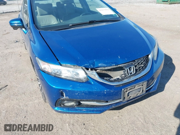 2015 Honda Civic EX-L z VIN 2HGFB2F90FH512305, wystawiony jako IAAI lot #42273933 z przebiegiem 203 680 mil mil oraz . Historia ofert i sprzedaży dostępna na DreamBid. Obrazek 6.