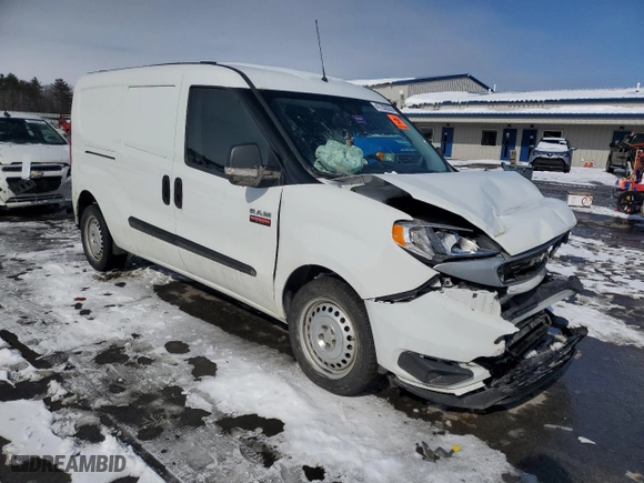 2022 Ram ProMaster City Cargo Van Tradesman with VIN ZFBHRFAB4N6Y25655, listed as a Copart auction lot 47200355 with 0 mi miles and Salvage Title. Bid and sale history available at carsss.com. Image 4.