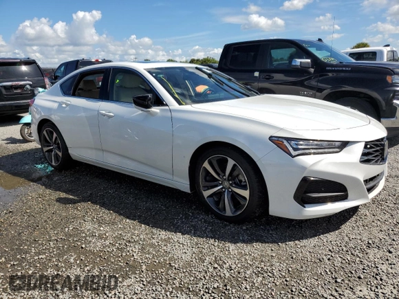 2024 Acura TLX Technology with VIN 19UUB5F45RA000538, listed as a Copart auction lot 73883594 with Not Provided miles and Non Repairable. Bid and sale history available at DreamBid. Image 4.