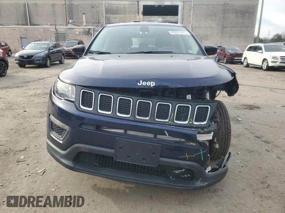2020 Jeep Compass Sport с VIN 3C4NJDAB0LT149770, выставлен на аукционе Copart как лот 45551475 с пробегом 48 326 миль миль и Списание • Salvage title. История ставок и продаж доступна на DreamBid. Изображение 5.