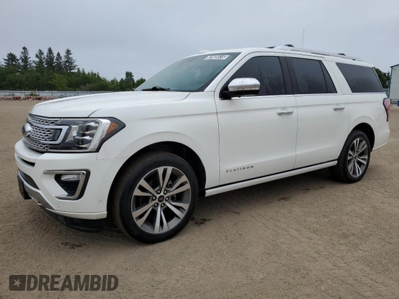2020 Ford Expedition Max Platinum с VIN 1FMJK1MT4LEA95545, выставлен на аукционе Copart как лот 63905615 с пробегом 65 774 миль миль и Чистый • Clean title. История ставок и продаж доступна на DreamBid. Изображение 1.