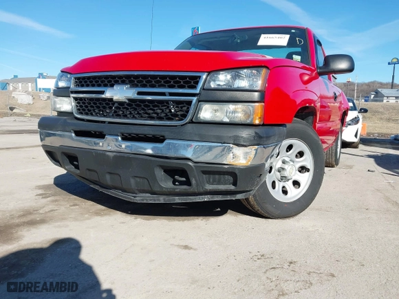 2006 Chevrolet Silverado 1500 Work Truck with VIN 3GCEC14X26G251343, listed as a IAAI auction lot 41665402 with 141,467 mi miles. Bid and sale history available at carsss.com. Image 19.
