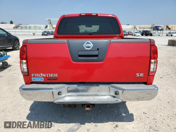 2007 Nissan Frontier SE with VIN 1N6AD07U77C453815, listed as a Copart auction lot 60501265 with 213,687 mi miles and Clean title. Bid and sale history available at DreamBid. Image 6.